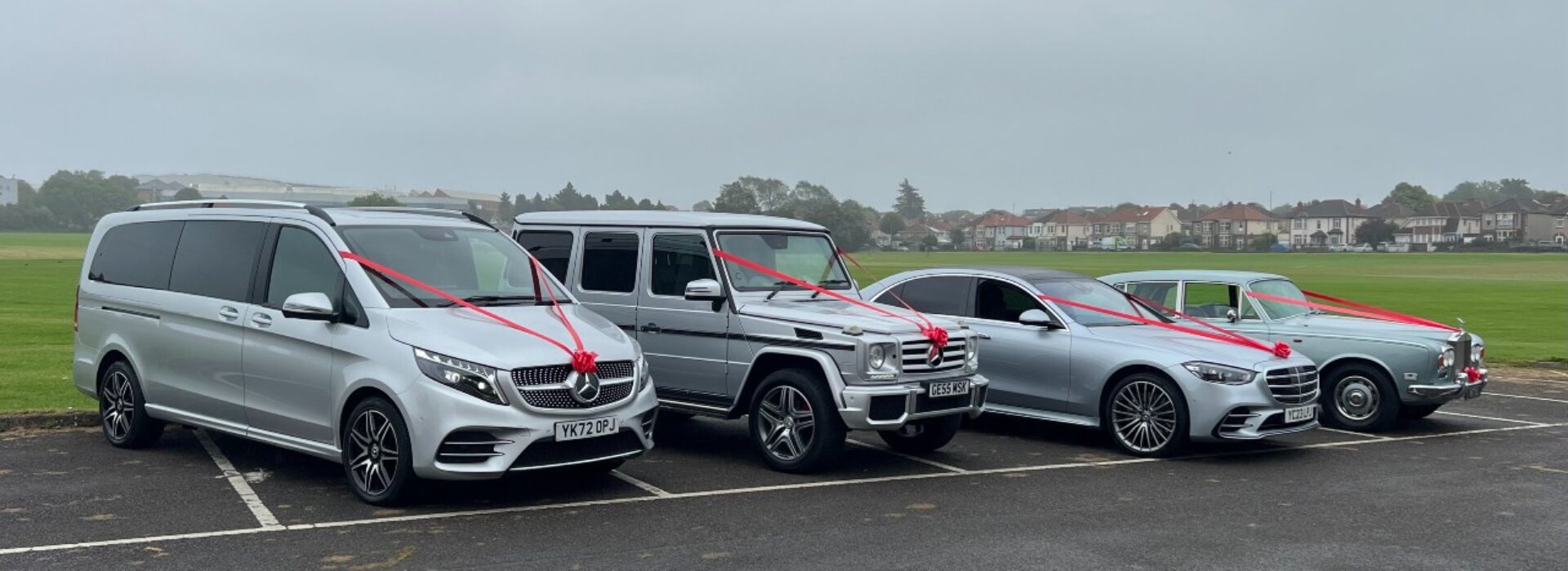 Wedding cars fleet of 4 wedding cars