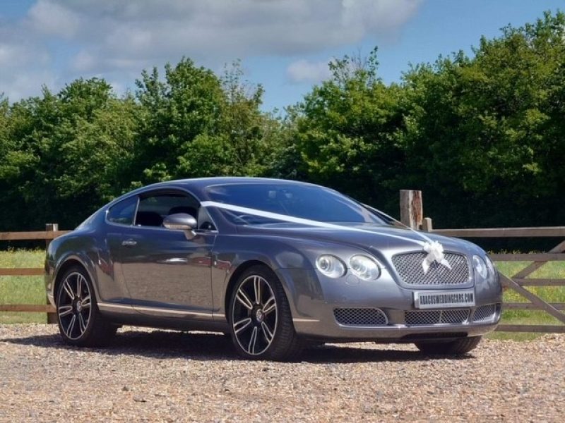 bentley continental wedding car