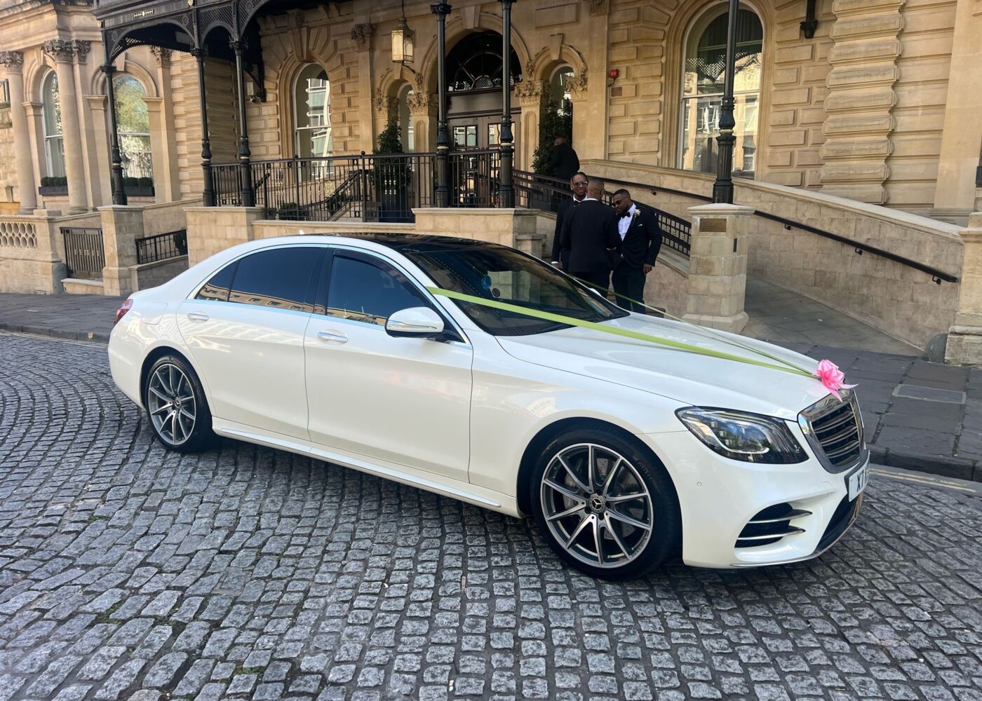 White Wedding Car